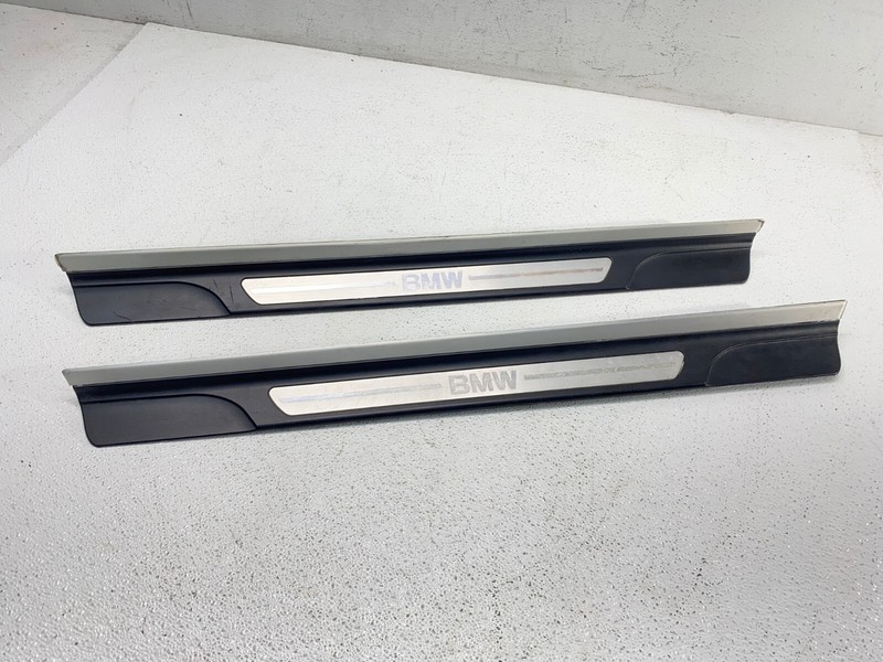 BMW E46 3 Series 2-dr Left & Right Door Sill Entrance Scuff Trim Cover Set OEM✅