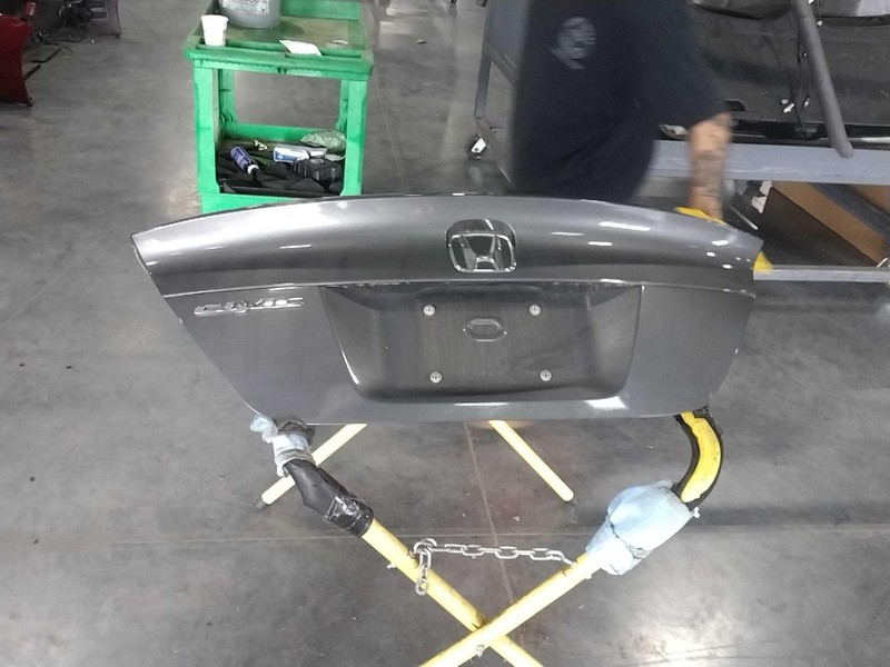 2012 Honda Civic Deck Lid Trunk Lid OEM Grey 2DR Coupe 155K Miles