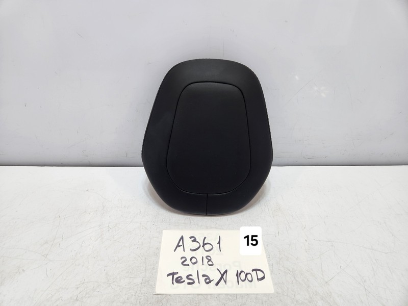 ✅ 16-20 OEM Tesla Model X Front Left Driver Side Headrest Black Leather*