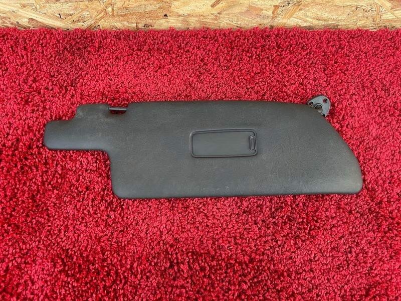 84-93 Porsche 924 944 968 S Right Passenger Black Sun Visor Sunvisor Shade OEM