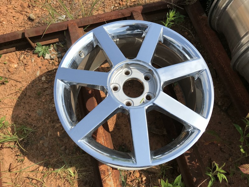 06 07 08 CADILLAC XLR 18" WHEEL RIM OEM 7 SINGLE SPOKE 9595252