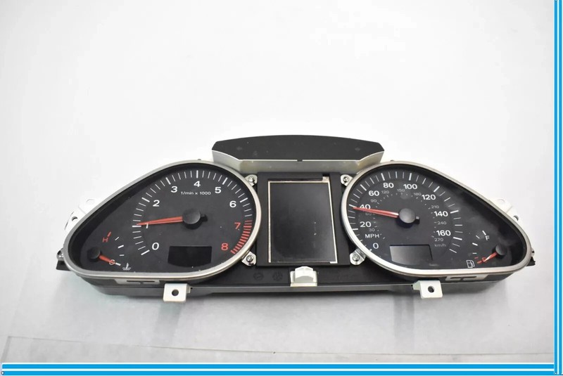 07-08 Audi Q7 Instrument Cluster Gauge Speedometer Black OEM