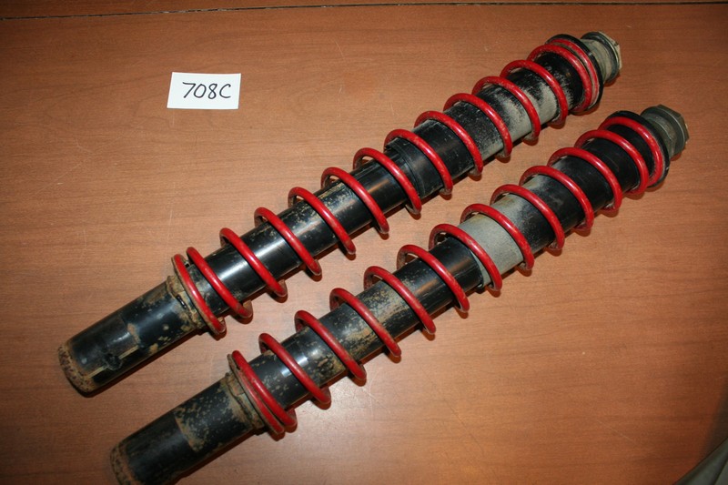1998 Kawasaki KVF 400 Prairie 4x4 Front Suspension Shocks Struts OEM 98