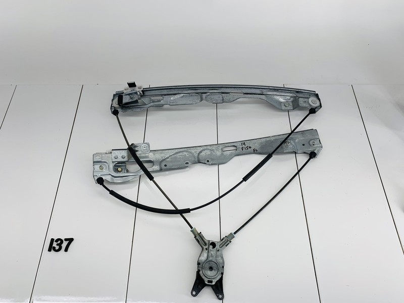 11-14 FORD F-150 FRONT LEFT DRIVER SIDE DOOR WINDOW GLASS REGULATOR OEM