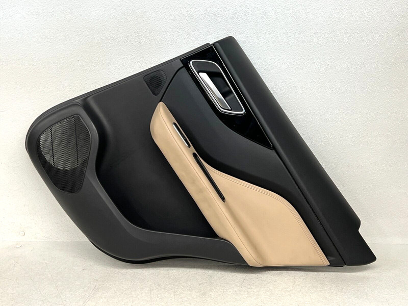 ⭐2017-2020 JAGUAR F-PACE REAR RIGHT PASS INTERIOR DOOR PANEL BEIGE OEM LOT2521