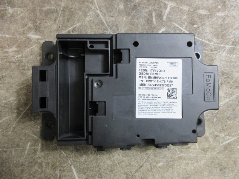 2021 2022 Ford Bronco OEM Telematics Control Module P2DT14H076FMH