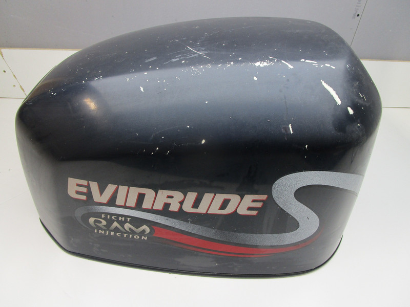 0285252 OMC Evinrude Ficht Blue Top Engine Motor Cover Cowling Hood 150 175 Hp