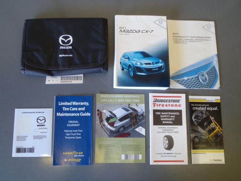Owners Manual 2011 Mazda CX-7 62116