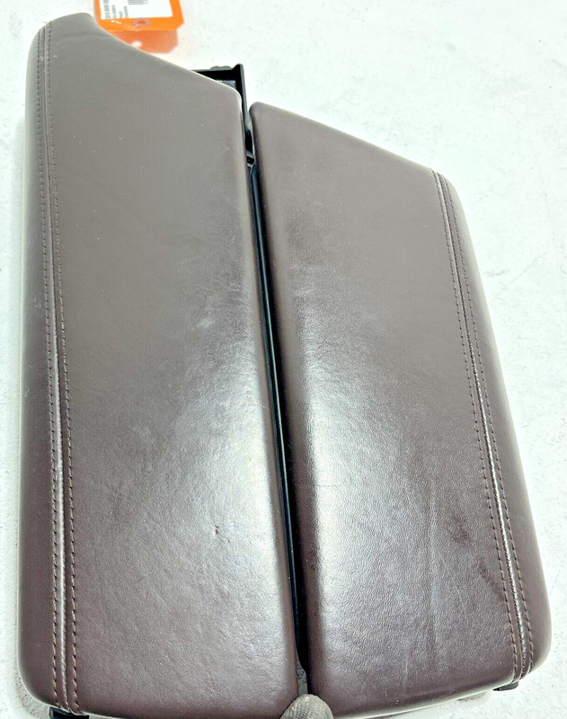 2011-2016 BMW 528i F10 Center Console Arm Rest Storage Compartment Lid OEM Brown
