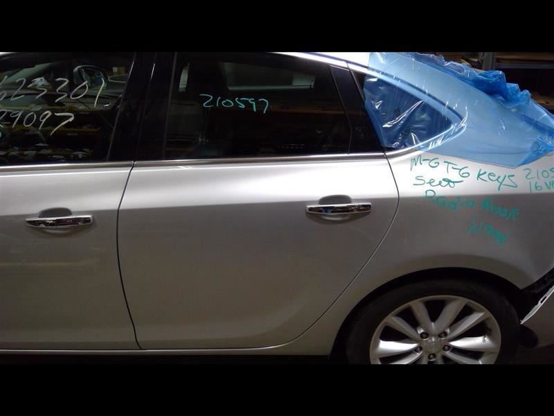 Driver Left Rear Side Door Silver Paint Code GAN Fits 15-17 VERANO 790544