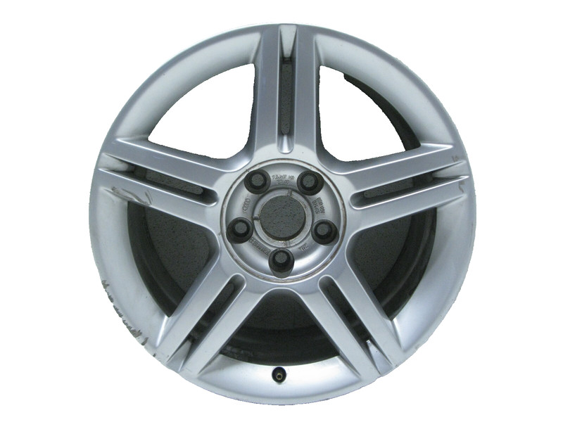 04-09 AUDI B7 A4 RIM WHEEL 5 DOUBLE SPOKE OEM 7.5 17" ET 45 8E0601025 111622C 2