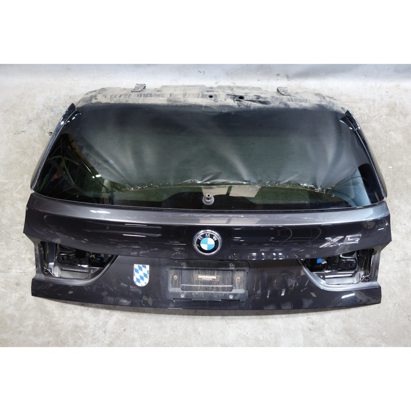 2014-2018 BMW F15 X5 F85 Rear Trunk Hatch Lid w Glass Sophisto Grey OEM
