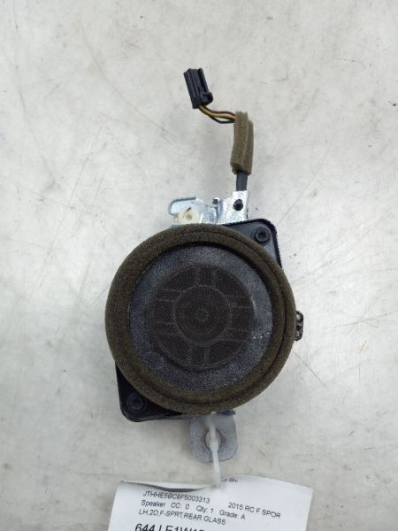 2015 LEXUS RC350 3.5L DRIVER SIDE REAR QUARTER MOUNTED TWEETER