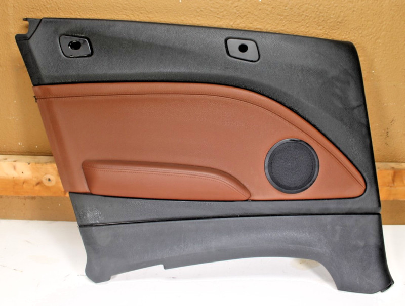π14-16BMW 228i F23 REAR LEFT QUARTER PANEL DOOR TRIM BROWN LEATHER CONV OEMβοΈ