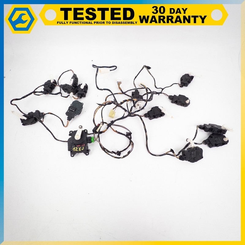 10-19 JAGUAR XJHVAC RECIRCULATED AIR FLAP SERVO MOTOR ACTUATOR SET OEM