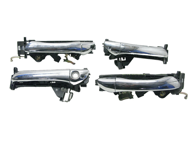 00-06 MERCEDES W220 S500 S430 S600 CHROME WRAP DOOR HANDLE FRONT REAR SET 5119