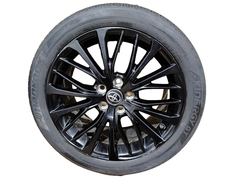 2018-2020 Toyota Camry Alloy Wheel Rim 18x8J w/Tire 235/45 R18 Black OEM