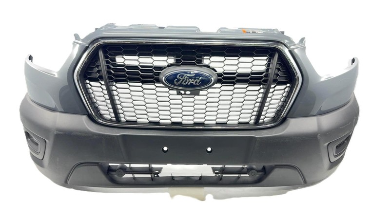 2020-2024 Ford Transit Front Gray Bumper Assembly W/ Camera W/ Fog Painted upper
