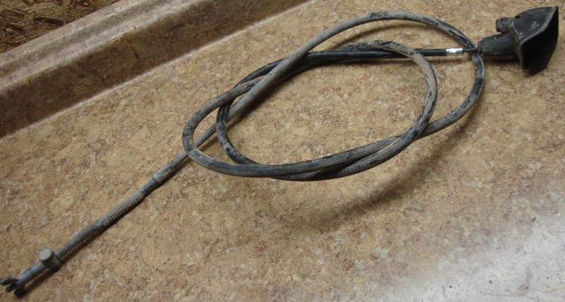 1990 Honda Fourtrax TRX300 TRX 300 4X4 Long Rear Brake Cable Left Lever Back FW