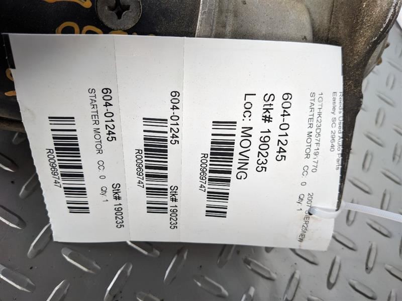 Starter Motor Fits 01-10 SIERRA 2500 PICKUP 969747