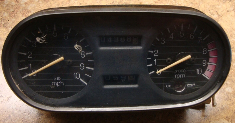 1985 Snowmobile Yamaha XL540 SRV 540 XL-V SR-V Speedometer Gauge Tachometer