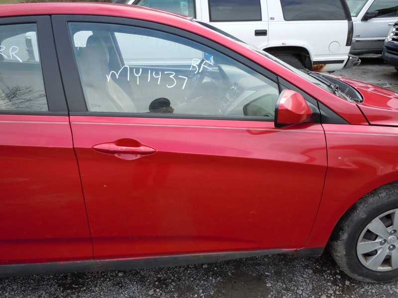 12-17 Hyundai Accent Front Door Assembly Passenger Right Electric Windows P9R