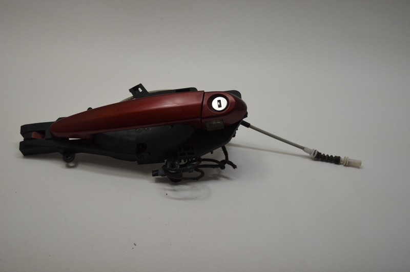 07-14 BMW E70 E71 X5 X6 FRONT LEFT DRIVER EXTERIOR DOOR HANDLE RED OEM