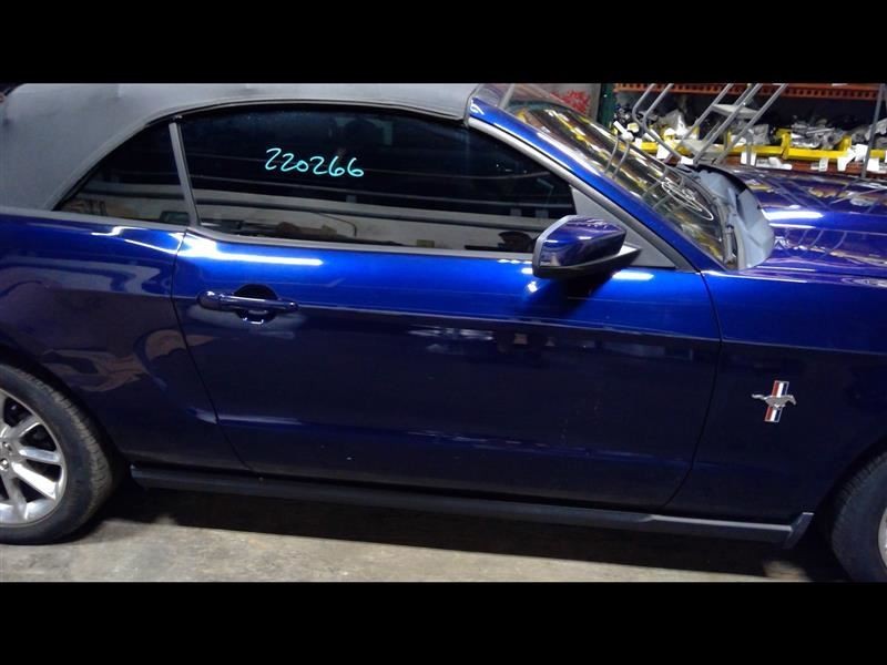 Passenger Front Door Blue Electric Convertible Fits 10-12 MUSTANG 909447