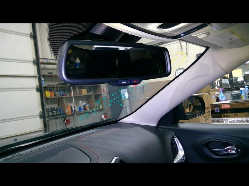 Rear View Mirror With Telematics Uconnect Access Fits 15-17 CHEROKEE 1547742