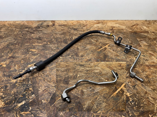 12-21 OEM BMW F80 F82 F83 F87 M3 M4 3.0L Engine Fuel Gas Feed Line Hose Pipe SET