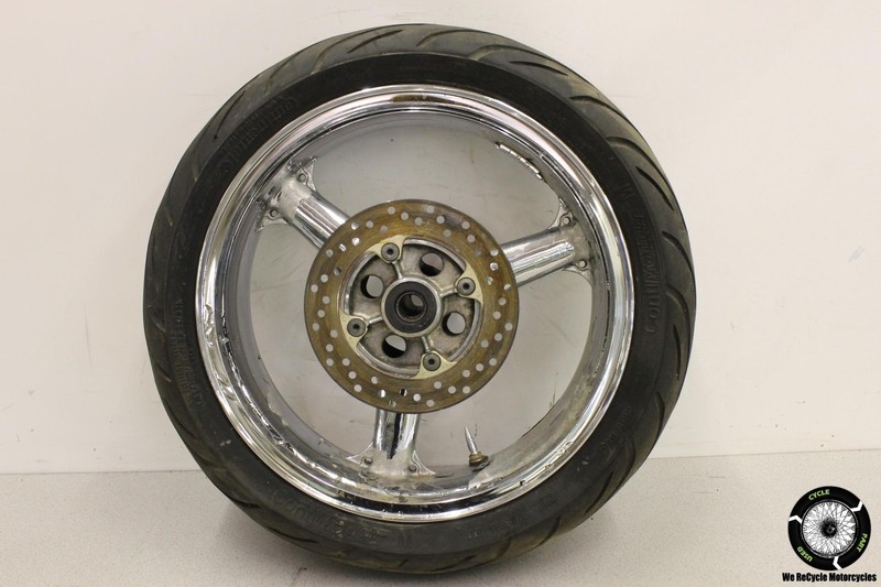 1998 Kawasaki Ninja Zx6r Zx600g Rear Wheel Back Rim W Tire Brake Disc ZX 600 98