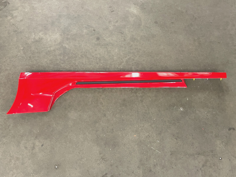 ⭐2016-2024 CHEVROLET CAMARO LEFT DRIVERS SIDE SKIRT ROCKER PANEL RED OEM LOT2644