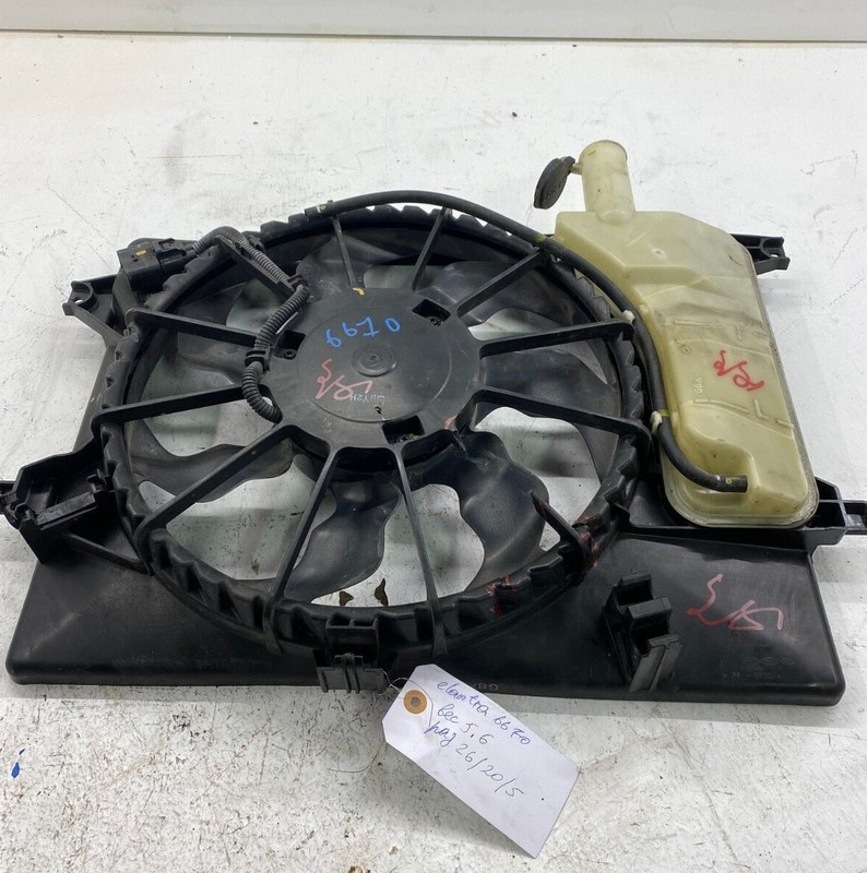 GENUINE 11-16 Hyundai Elantra Radiator Cooling Fan Motor Assembly 253803X000 OEM