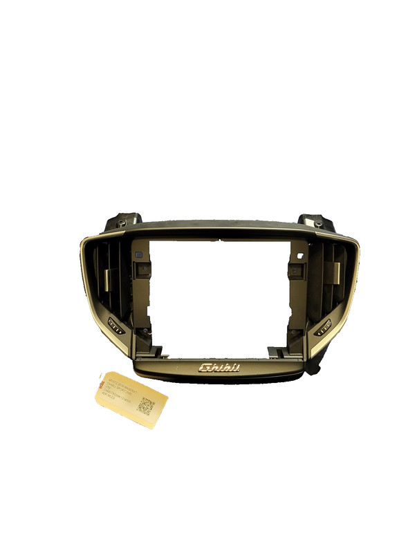 Used Oem Maserati Dash Center Display Trim Bezel for 2014-2020 Ghibli 3.0L 2WD
