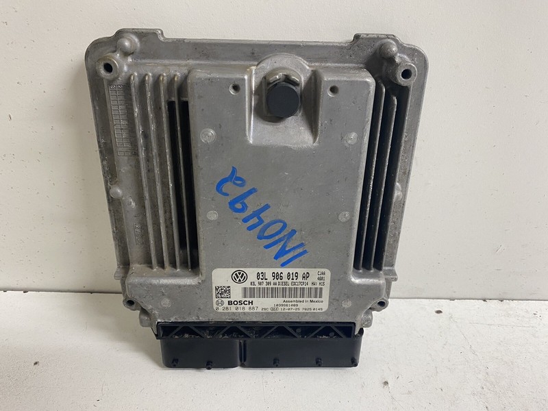2013-2014 VW 2.0 CJAA Auto Engine Computer Module Ecu Ecm Pcu Pcm 03L 906 019 AP