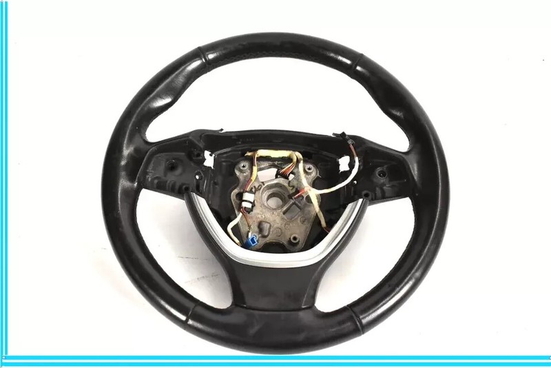 11-15 BMW F13 F01 F02 650i Sport Leather Steering Wheel Black 32337844103 OEM