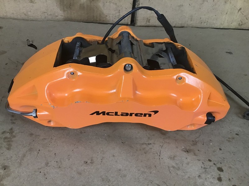 McLaren 650S 2015 Front Right Passenger Brake Caliper Orange 15-17 #2