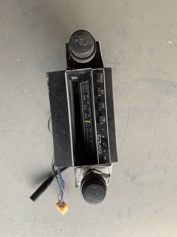 1968 Mercedes W110 Radio Vintage Cassette Player CRAIG Model S611