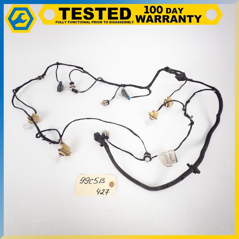 97-04 CHEVROLET CORVETTE C5 REAR BUMPER BACK UP LAMP WIRE HARNESS ASSEMBLY OEM