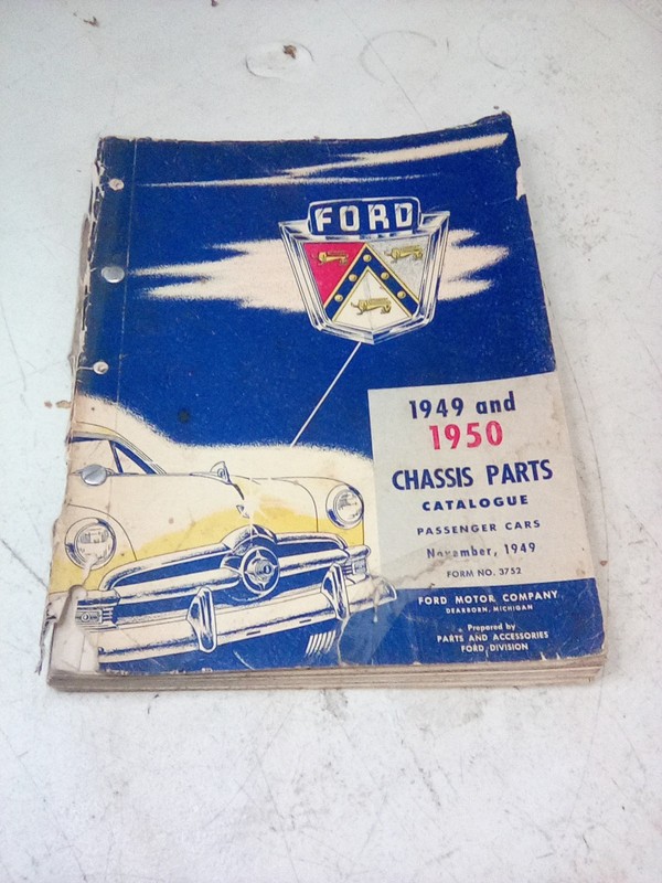 1949/1950 Chassis Parts Catalogue Passenger Cars November 1949