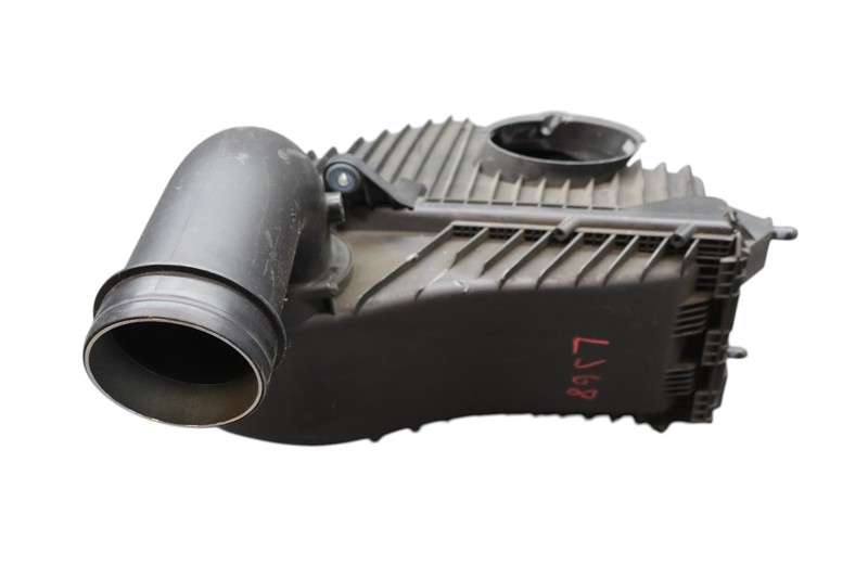 11-18 Porsche Cayenne 958 Left Engine Motor Air Intake Filter Box w/Hose OEM