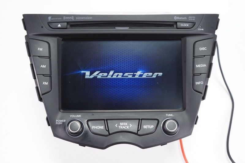HYUNDAI VELOSTER Radio Display Unit AM-FM Tuner CD DVD OEM 2012 - 2017
