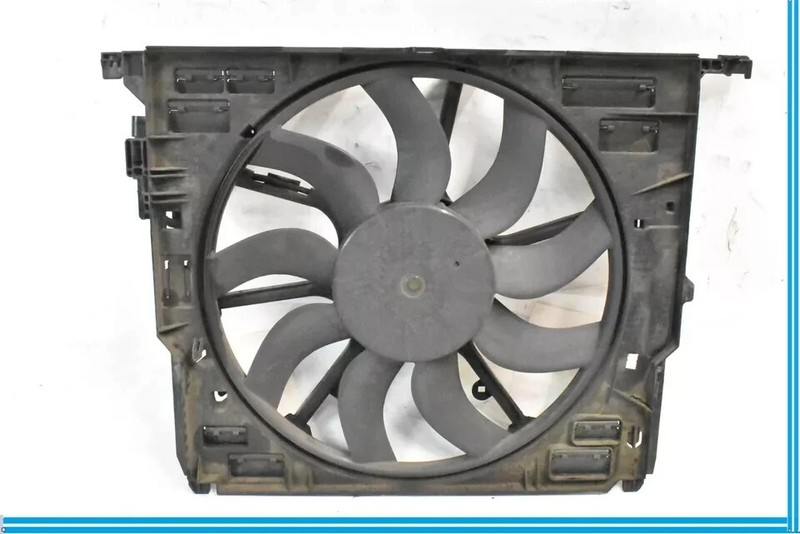 09-19 BMW F10 550i 650i 750Li 750i Engine Radiator Cooling Fan Assembly OEM