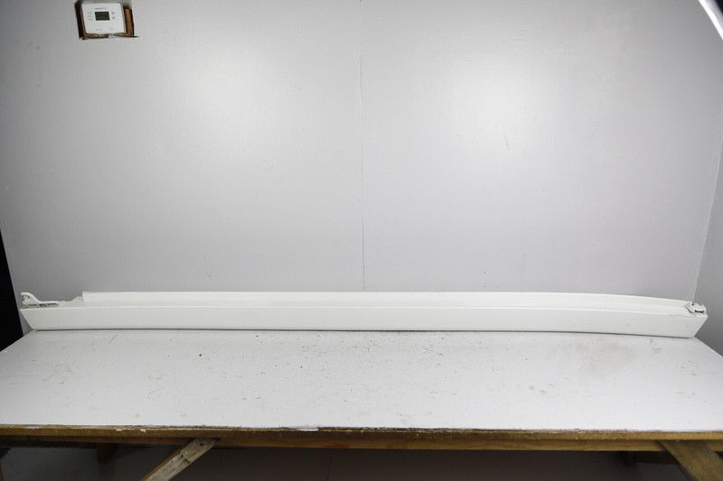 2016-2021 BMW X1 F48 LEFT DRIVER SIDE SKIRT ROCKER PANEL W/ BRACKETS WHITE 300