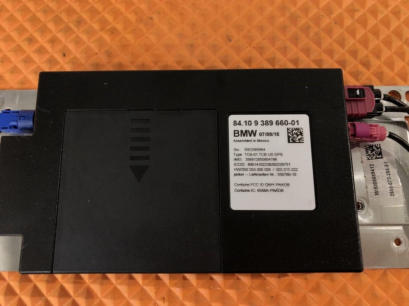 2011-2018 BMW 320I F30 BLUETOOTH COMMUNICATION COMPUTER CONTROL OEM TESTED