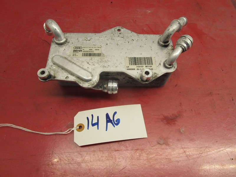 12-17 AUDI A6 2.0L TRANSMISSION OIL COOLER HEAT EXCHANGER OEM
