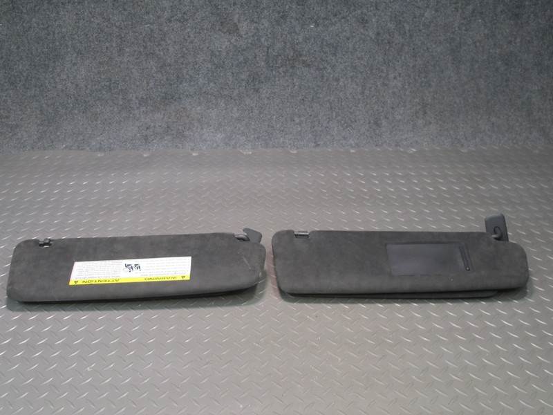 2011-2014 PORSCHE CAYENNE 958 FRONT RIGHT & LEFT SIDE SUN VISOR SHADE BLACK SET