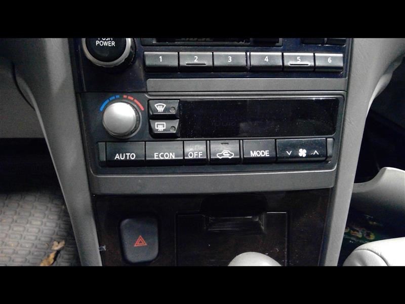Temperature Control Automatic Temperature Control Fits 02-03 MAXIMA 762172