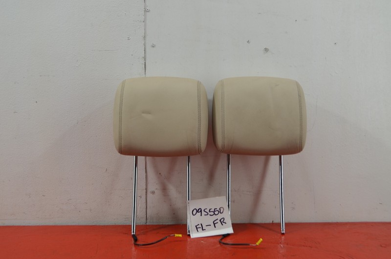 07-09 MERCEDES W221 S550 FRONT LEFT / RIGHT SEAT HEADREST SET OEM