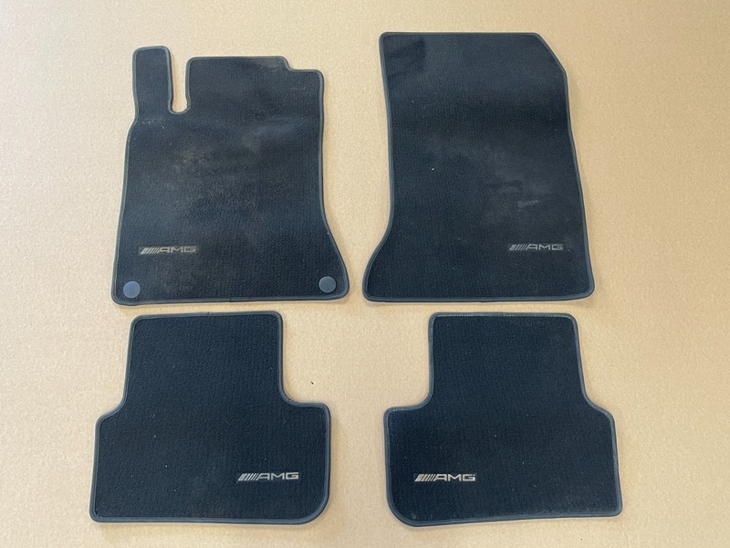 ⭐2014-2019 MERCEDES CLA45 AMG INTERIOR FLOOR MAT CARPET BLACK SET OEM LOT2645
